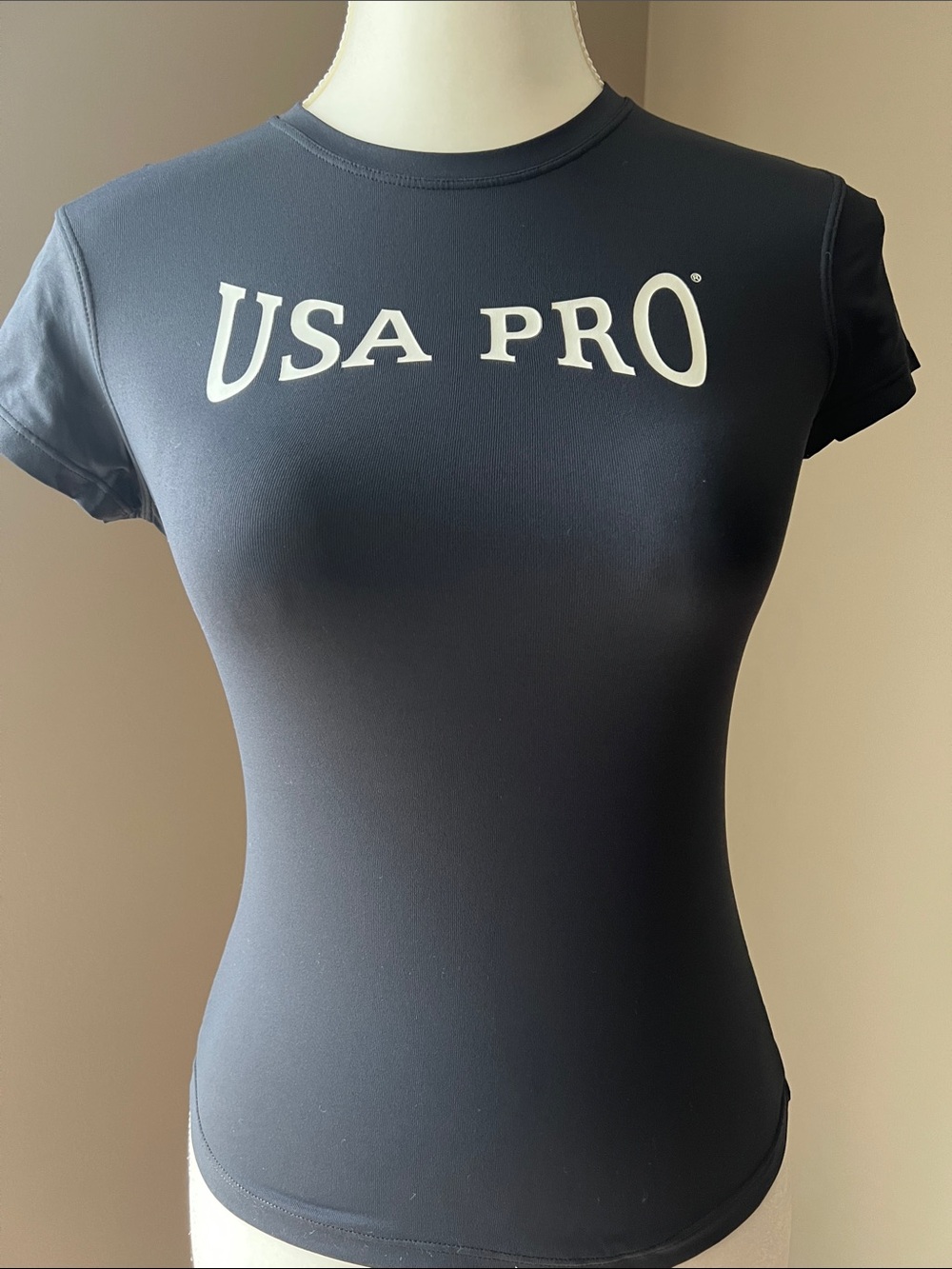 Black Short-Sleeve Performance Tee